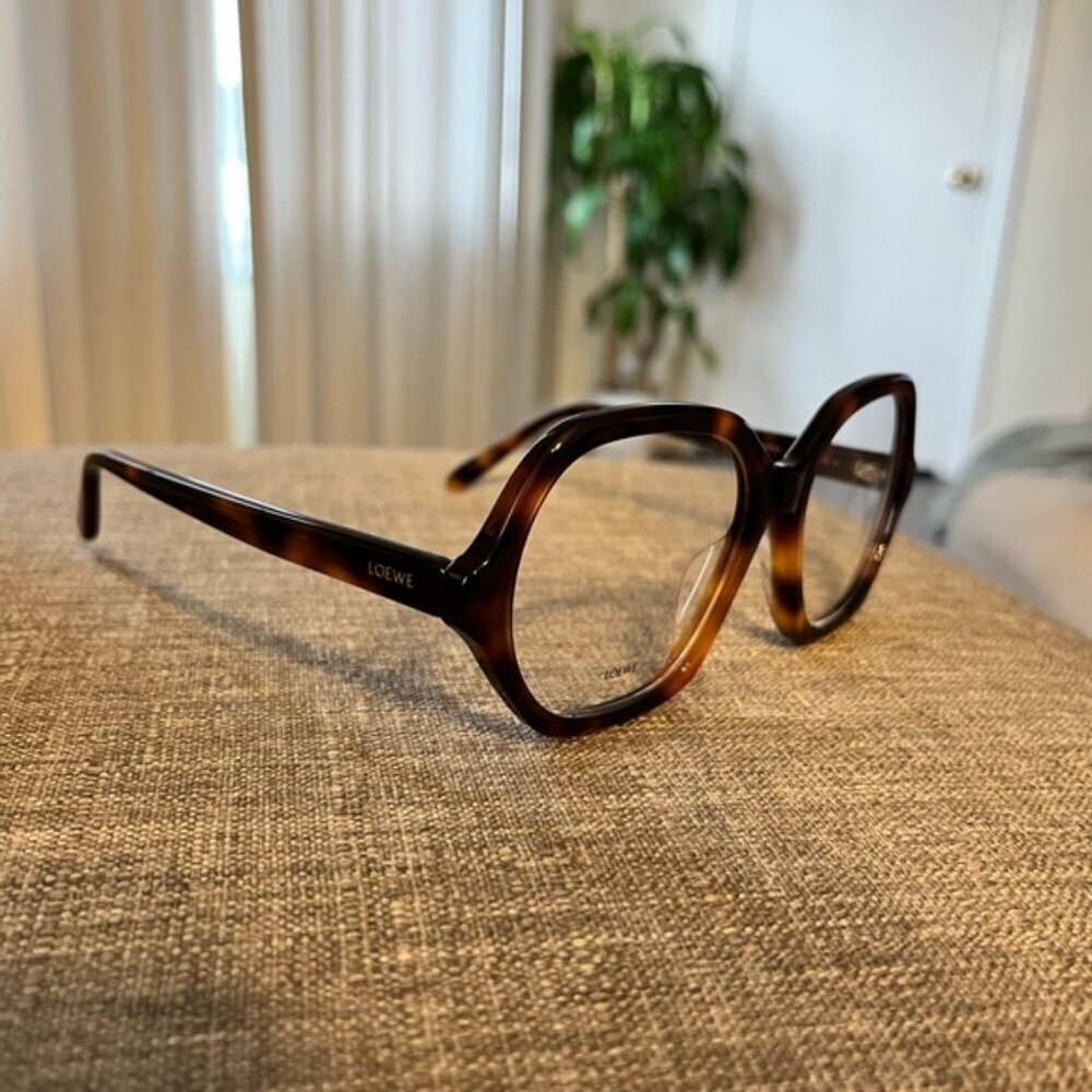 Loewe Square Geometric Tortoiseshell Oversized Glasses Frames - new without box! - Picture 6 of 10